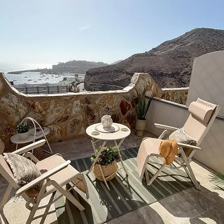 Sunset Terrace & Sea Views In Patalavaca 28 Mogán